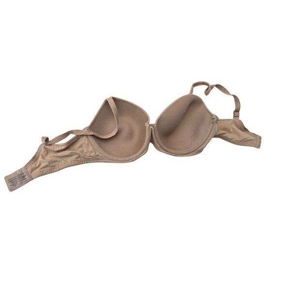 Soma Full Coverage Underwire Bra 360DD Beige Adjustable Straps Smooth Fit - Picture 3 of 3